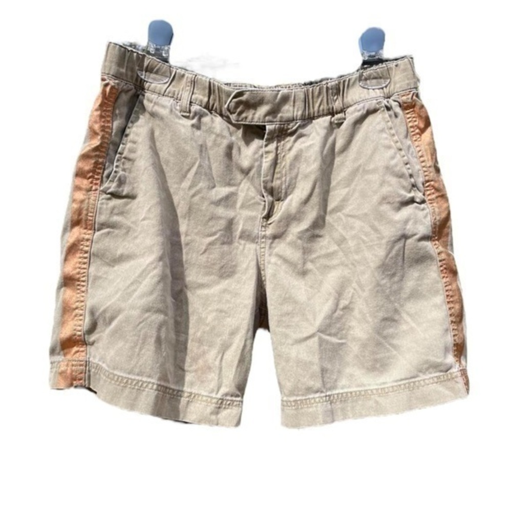 J. Crew khaki with metallic accent shorts, size 10